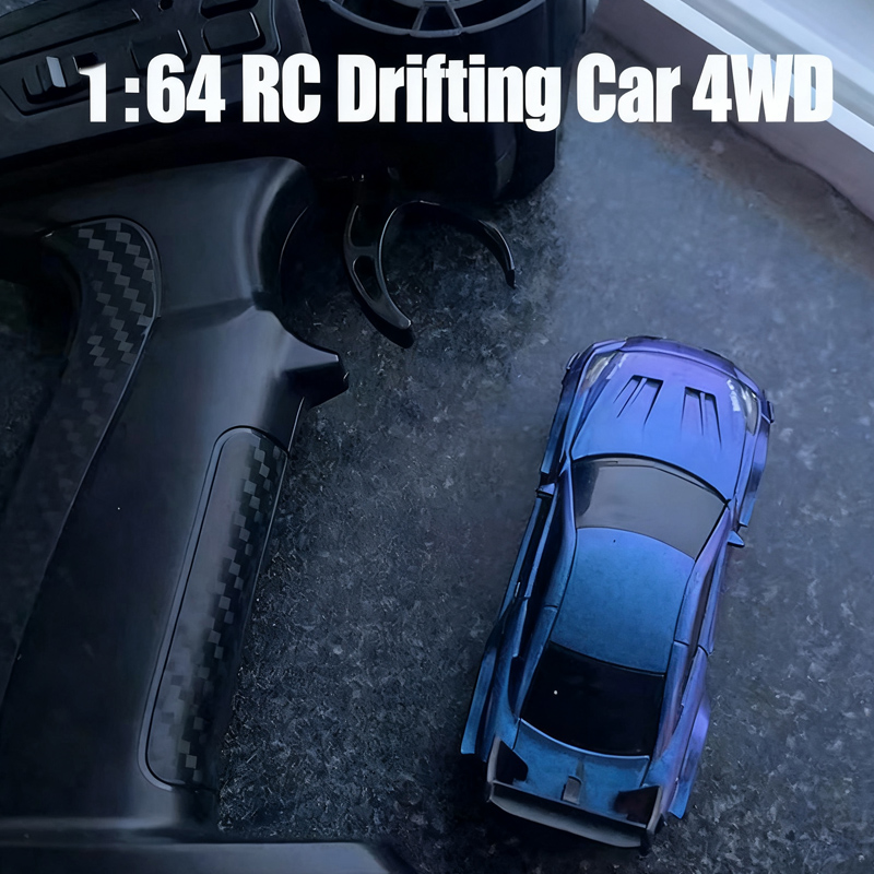 Rc Drift Car Kit - Mini 1:64 4WD RC Drift Car