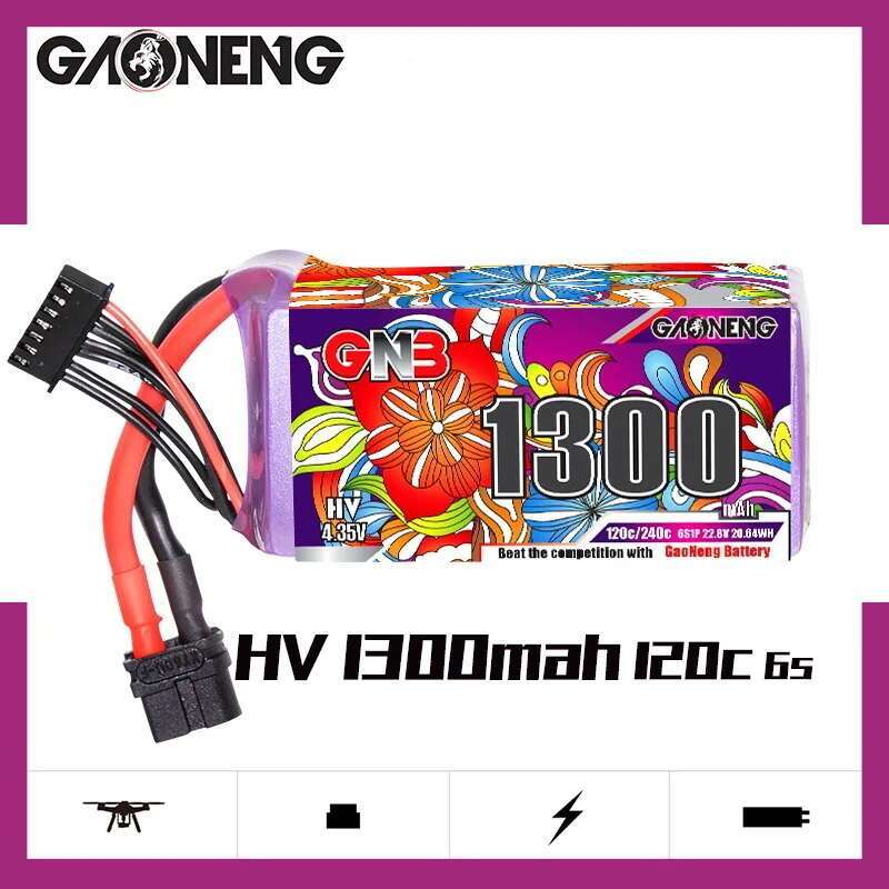 2Pcs GNB 6S Lipo Battery 22.8V - Drone Rcs ulasan dan harga