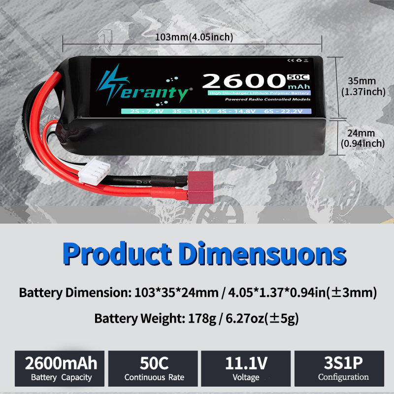 TERANTY 3S 2200/2400/2600mAh L - Drone Rcs ulasan dan harga