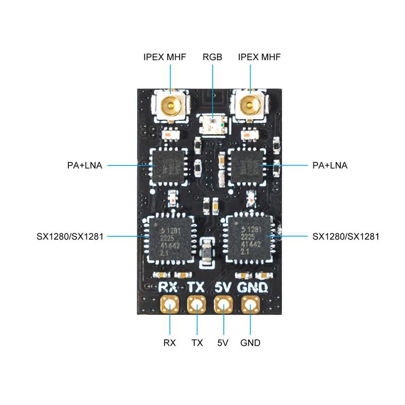 BETAFPV ELRS Receiver 915MHz F - Drone Rcs ulasan dan harga