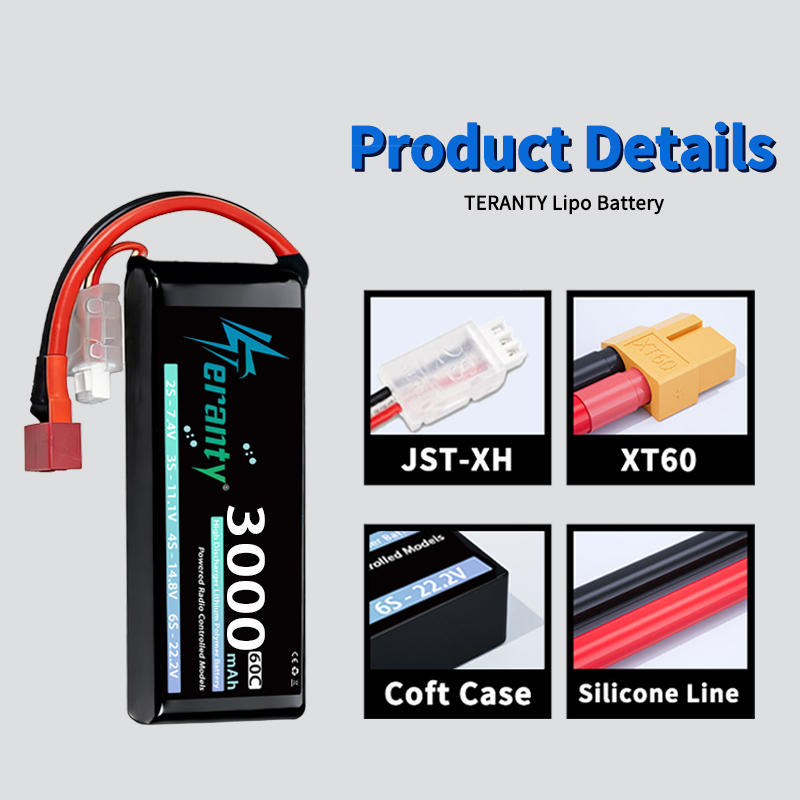TERANTY 2S 3000mAh Lipo Batter - Drone Rcs ulasan dan harga