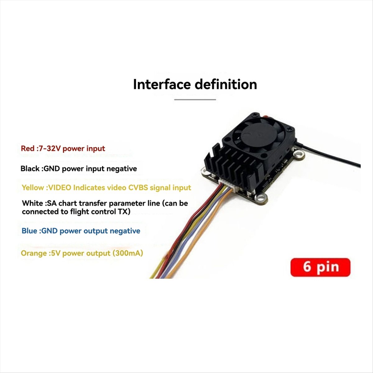 5.8G 2W VTX 2000mW FPV Video T - Drone Rc Drone ulasan dan harga