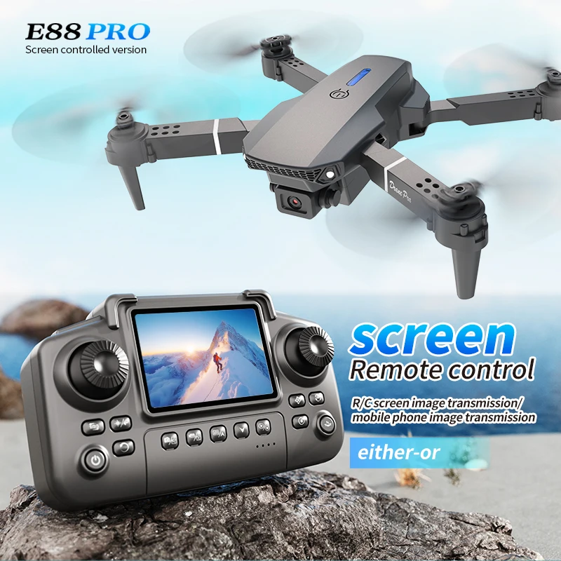 Professional E88 PRO Drone wit - Drone Rc App ulasan dan harga