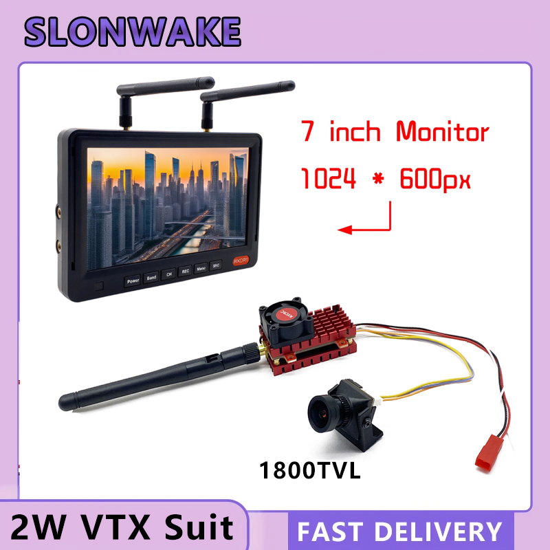 SLONWAKE 5.8G 2W VTX FPV 1800T - Drone Z ulasan dan harga