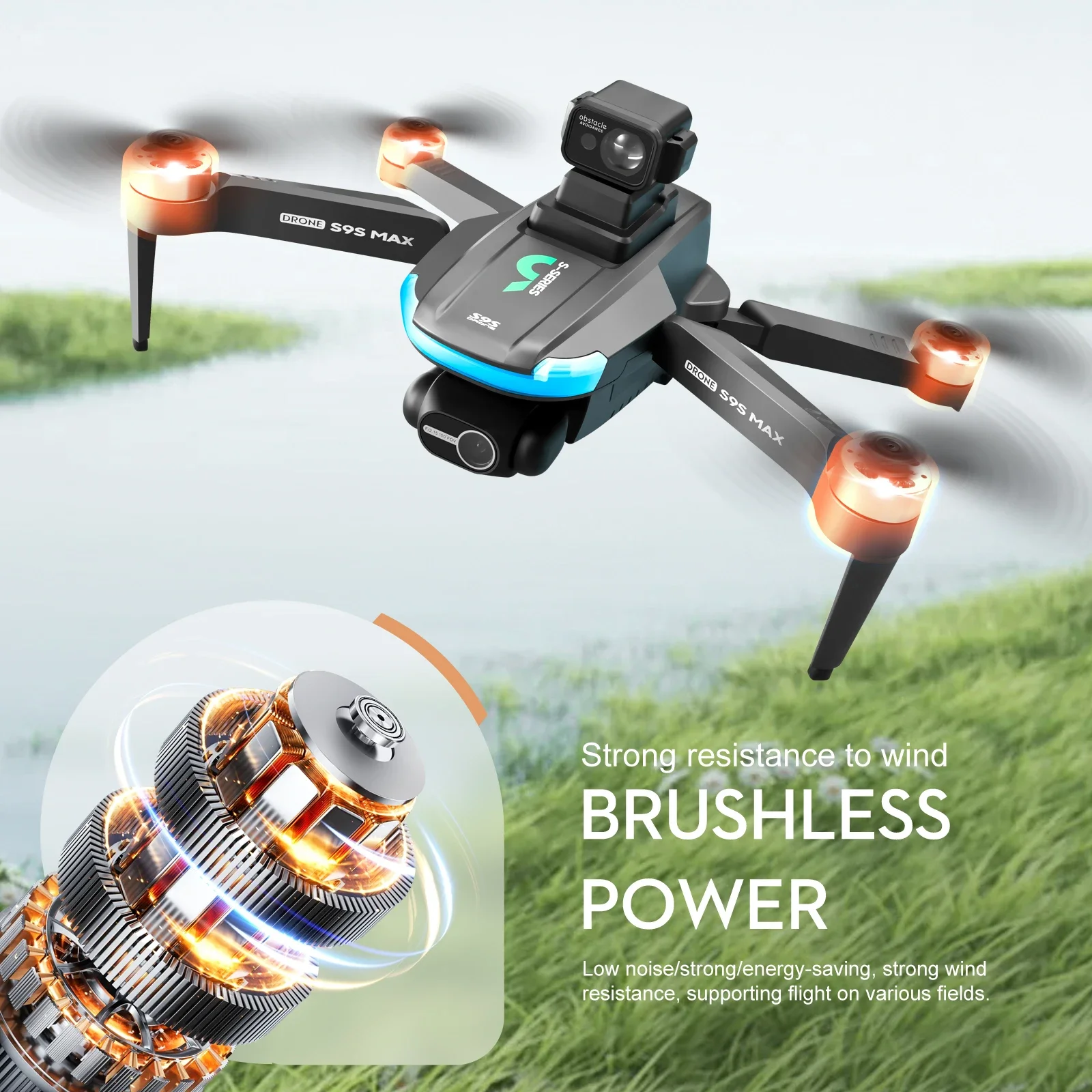 NEW S9S MAX MINI Drone 4K 2-Ax - Drone Z ulasan dan harga