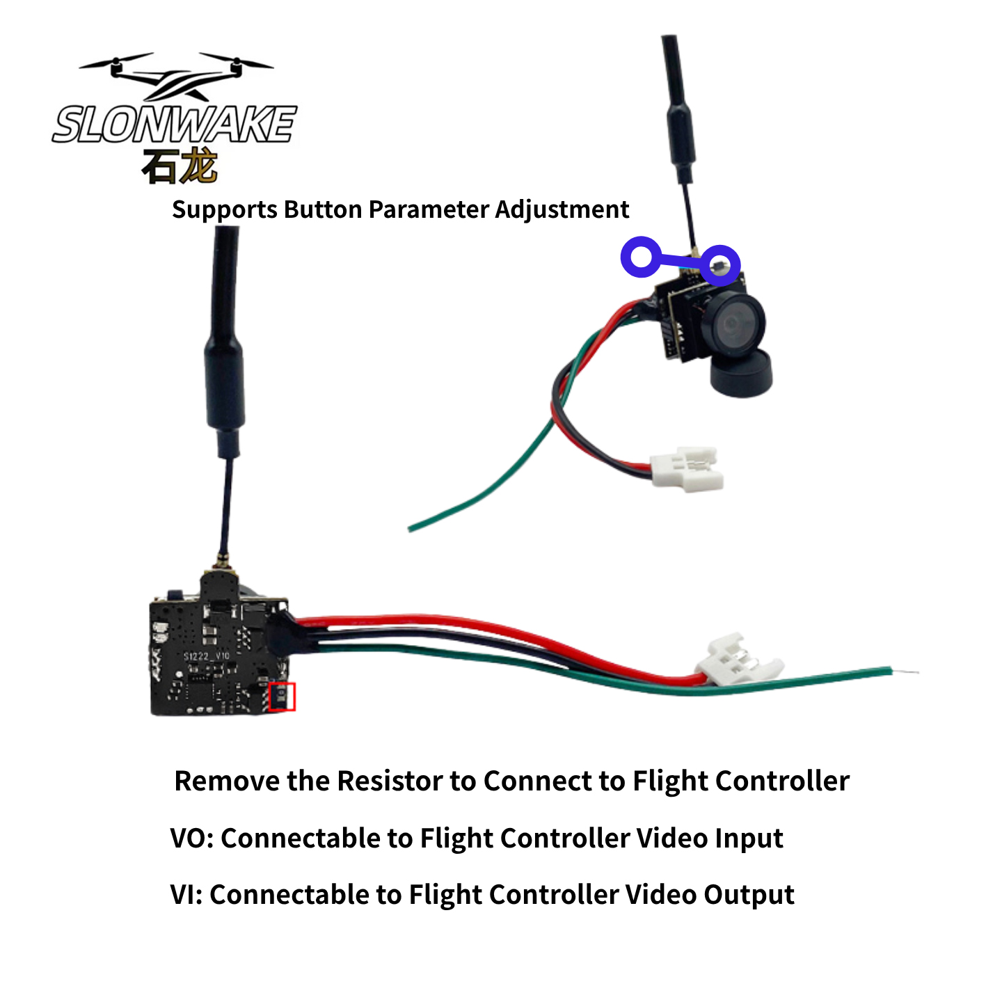 SLONWAKE 5.8G Analog Video Tra - Analog Fpv Transmitter ulasan dan harga