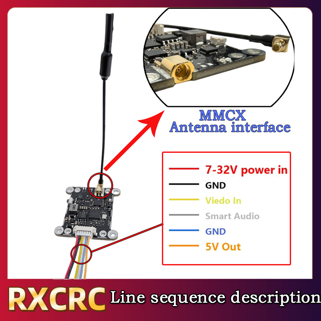 RXCRC 5.8G Module 48CH 1.6W VT - Drone Rc With Camera ulasan dan harga