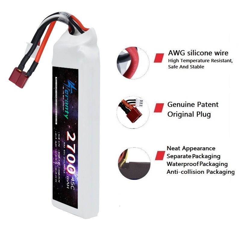 1/3PCS 2S 7.4V Lipo Battery 27 - Drone Rcs ulasan dan harga