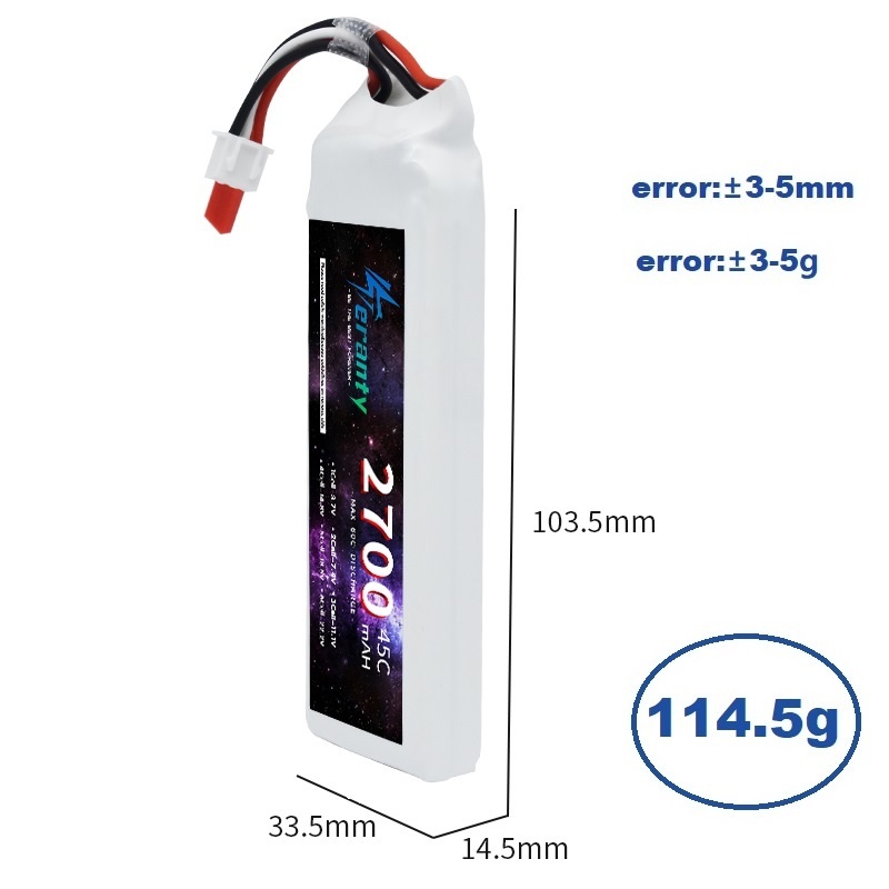 1/3PCS 2S 7.4V Lipo Battery 27 - Drone Rcs ulasan dan harga