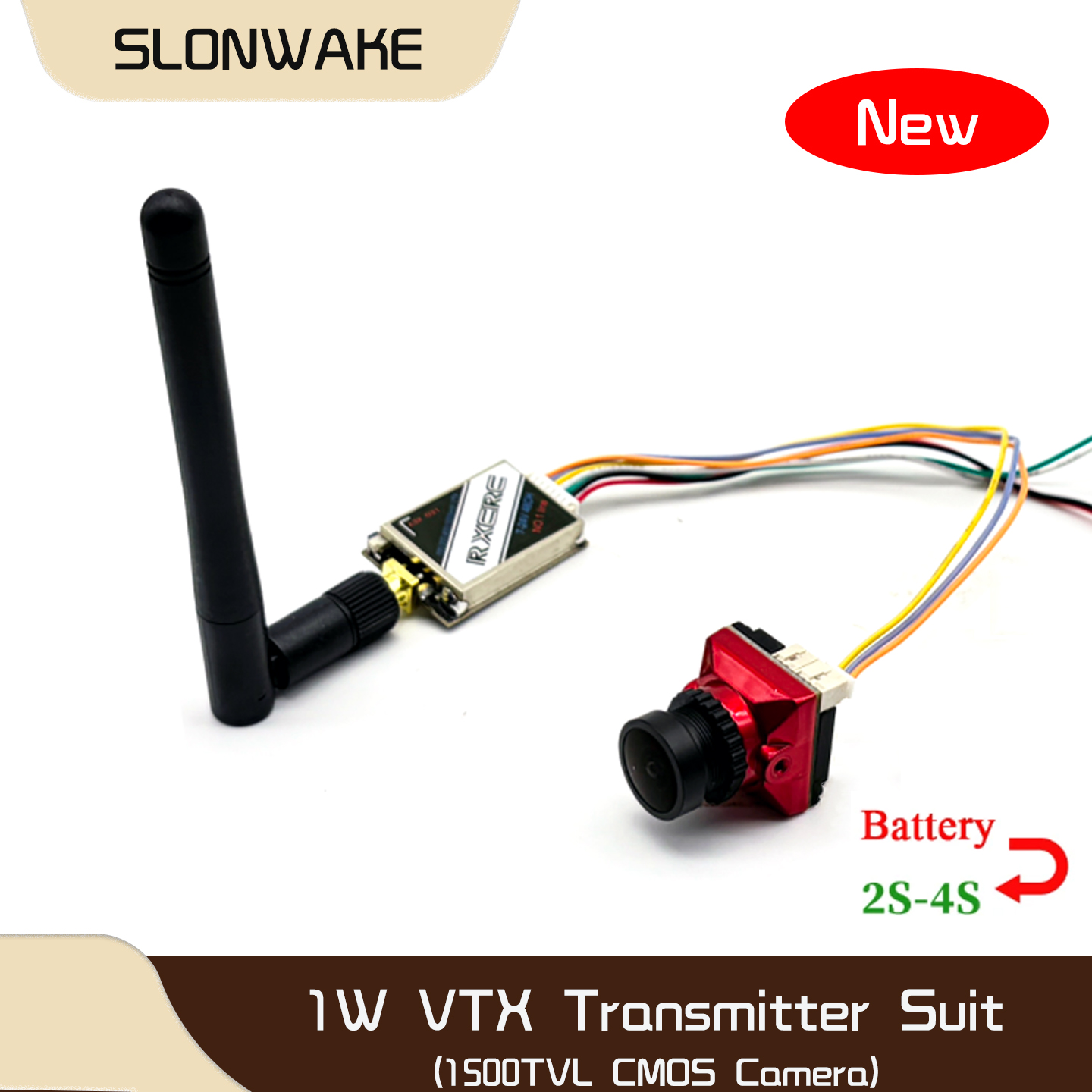 SLONWAKE  5.8G 48CH 1W VTX 100 - Drone Rc With Camera ulasan dan harga