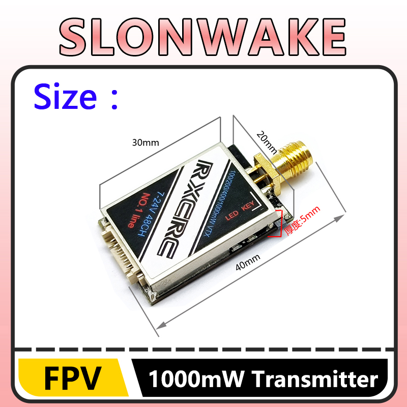 SLONWAKE  5.8G 48CH 1W VTX 100 - Drone Rc With Camera ulasan dan harga