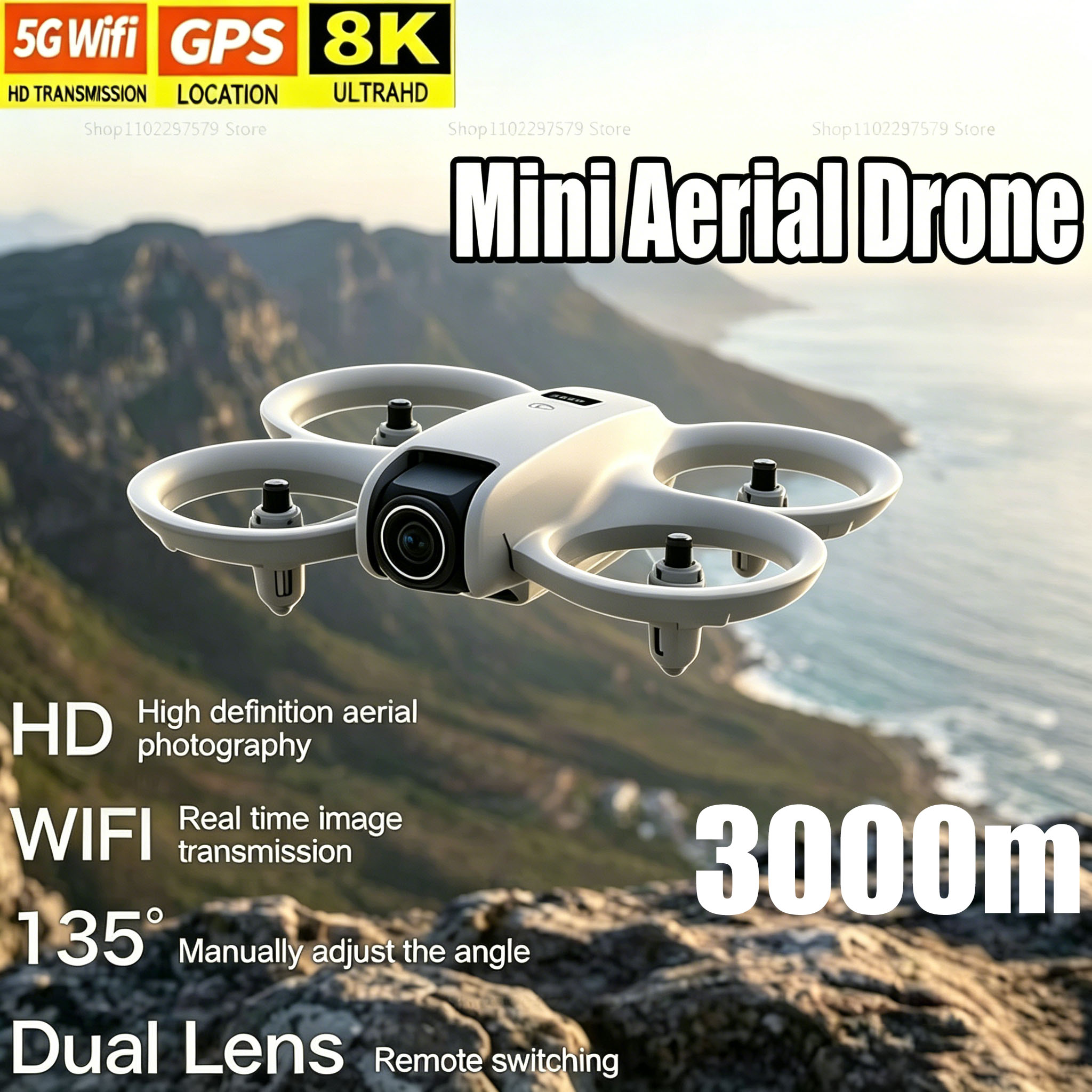 Mini Drone with 8K HD Camera F - Drone Z ulasan dan harga