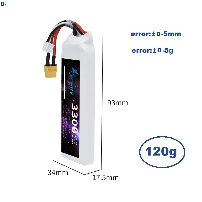 2S 7.4V LiPo Battery 3300mAh 6 - Drone Rcs ulasan dan harga