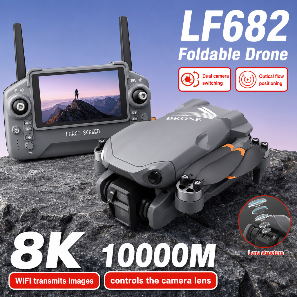 Aerial Photo LF682 Drone 8K HD - Drone Z ulasan dan harga