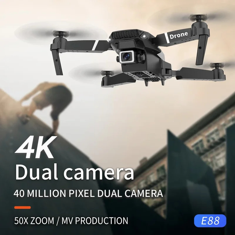 E88 ProIntelligent Folding Dro - Drone Z ulasan dan harga
