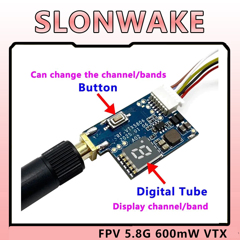 SLONWAKE 5.8G TS5823 PRO Mini  - Analog Fpv Transmitter ulasan dan harga