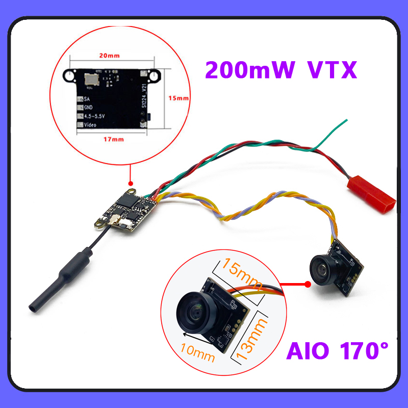 SLONWAKE 5.8G 1200TVL FPV Came - Drone Rc With Camera ulasan dan harga