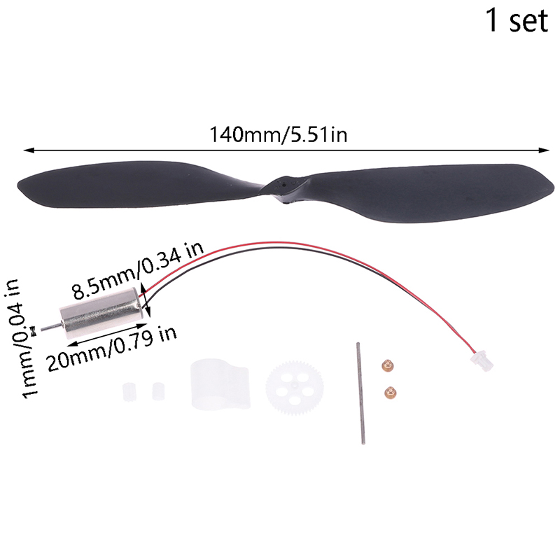 1 Set 3.7V Model Airplane 8520 - Rc Drone Uav ulasan dan harga